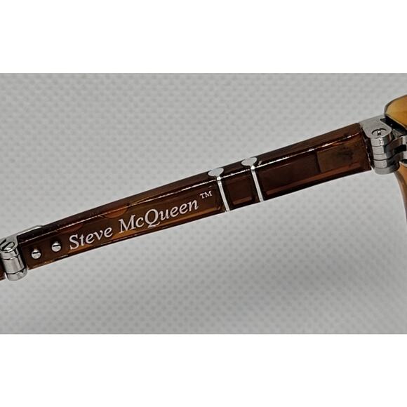 Persol 714SM Steve McQueen 096/56 Folding Sunglasses Blue Lens 54mm Italy - Picture 12 of 16